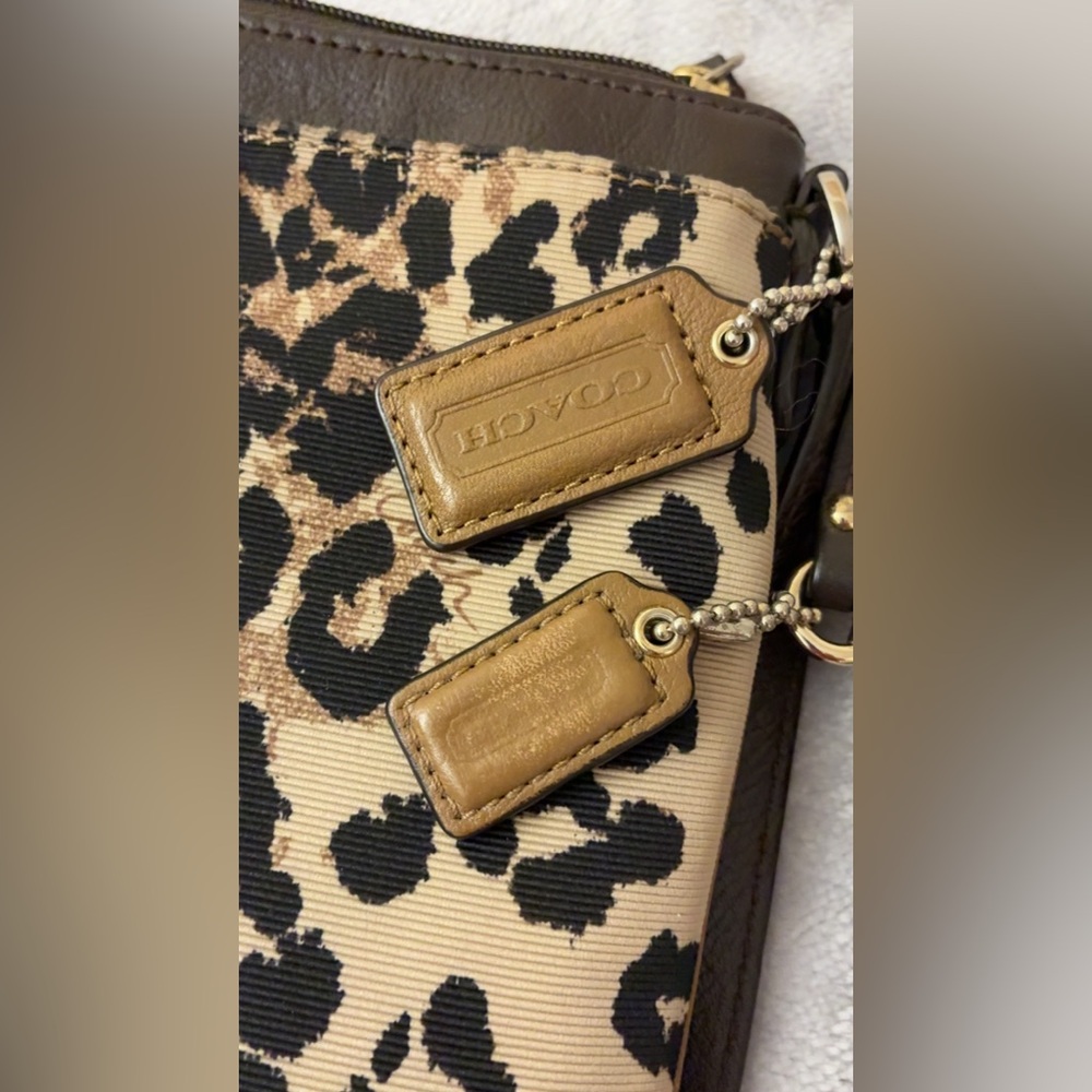 Coach Leopard Print Crossbody Bag Set - Picture 5 of 7